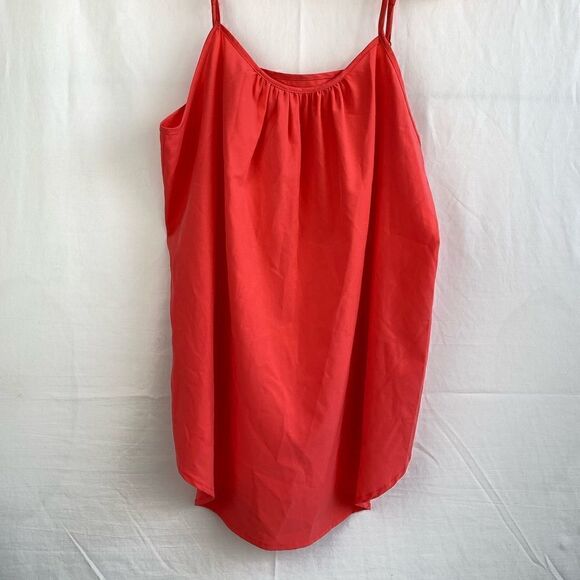 Time and Tru orange flowy tank - Picture 1 of 9